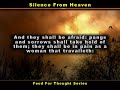 Silence From Heaven