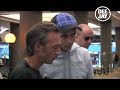 New York - Indianapolis:  Albertino (Radio Deejay) porta la moto a Valentino Rossi per il GP di Indianapolis