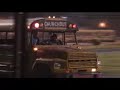 Figure 8 school bus race, crashes and fires