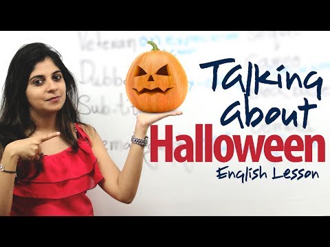 ESL - Halloween is celebrated on October the 31st every year. It originated from a pagan holiday and the Christian holiday of All Saints' Day. The name Halloween i...