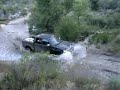 Silverado & F-150 going through a river crossing