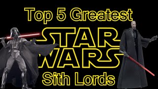 A Year Ago Today: Top 5 Greatest Sith Lords