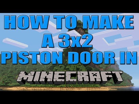 how to make a 3x2 piston door