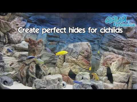 Aquarium Caves Beige Aquarium Ornaments Selection by Aqua Maniac