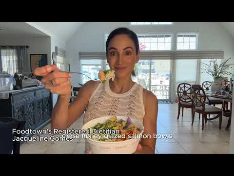 Honey Glazed Salmon bowls