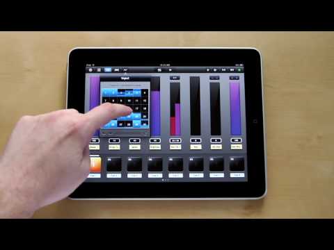 how to control dmx lights with ipad