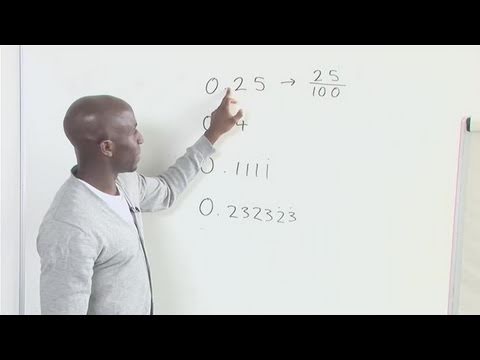 how to change fractions to decimals