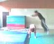 Salto avant au dessus de moi