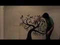 tree wall sticker fitting demo