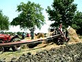1/2 scale steam engine on thresher