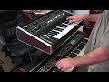 MicroMoog thru Roland RS-505 Paraphonic Ensemble Demo