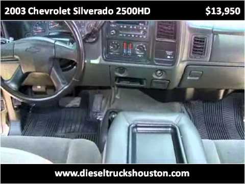 2003 Chevrolet Silverado 2500HD Used Cars Humble TX