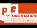 How to Make One Slide Landscape in Powerpoint