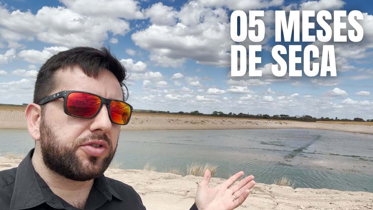 PISCINÃO SEM GEOMEMBRANA RESISTIU À SECA DE 5 MESES