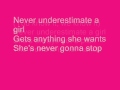 Never Underestimate a Girl