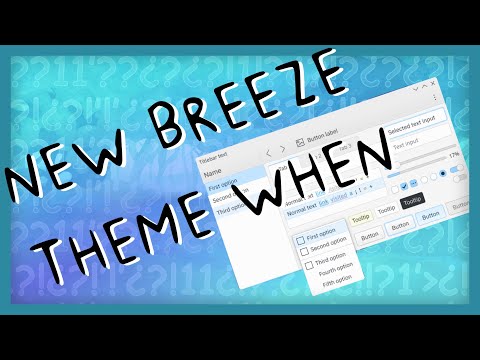 KDE Breeze Theme Evolution: When?