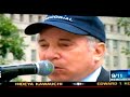 Paul Simon Sound of silence at Ground Zero 9-11 Memorial