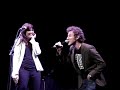 mandy moore surprises the audience by inviting ben lee up on stage to join her in 'birds & bees' @ rod laver arena, melbourne, australia for kelly clarkson's  'my december' tour. march 4, 2008.