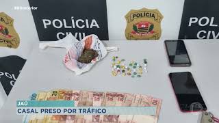 Casal é preso por tráfico de drogas em Jaú