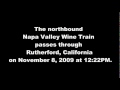 Napa Valley Wine Train: Rutherford, California