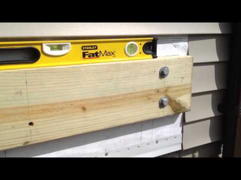 how to fasten ledger board