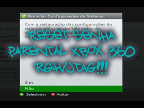 how to reset a parental control on the xbox 360