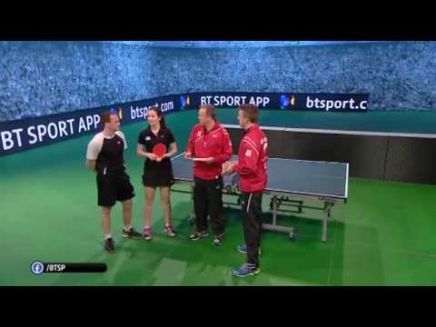 Mr & Mrs Drinkhall BT Sport Table Tennis Feature