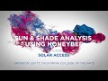 Shade Analysis Using Honeybee: Solar Access