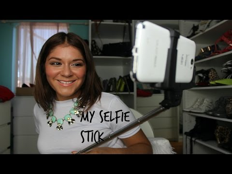 how to use the selfie stick