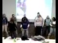 College Class doing the cleveland shuffle