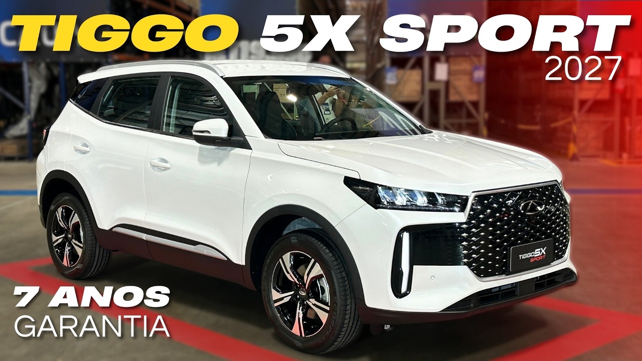 Novo TIGGO 5X SPORT 2027 - Muitas Novidades Custando R$119.990!