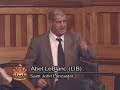 Meltdown by Liberal MLA Abel LeBlanc in the New Brunswick legislature 1