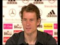 Jens Lehmann Press Conference/Interview