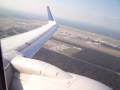 Takeoff Continental Airlines Boeng 737-800 to New Orleans from Houston
