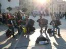 four accordians play bach in krakow