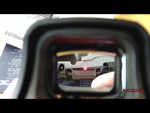 how to adjust eotech sight