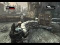 Gears of War 2 Gameplay Xbox Live Online Multiplayer Horde Mode Wave 18