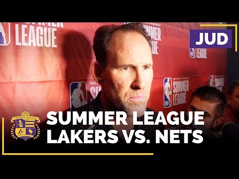 Video: Coach Jud After Lakers Beat Nets, Headed To Summer League Semifinals
