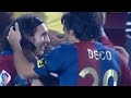 es el segundo gol que ase messi y ke se parece al de maradona el primero fue de la mano de d10s y el segundo es este x dios estos dos si se parcen los dos en barcelona y en argentina