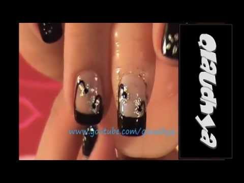 manicure flores - Thanks for watching Gracias por mirar.