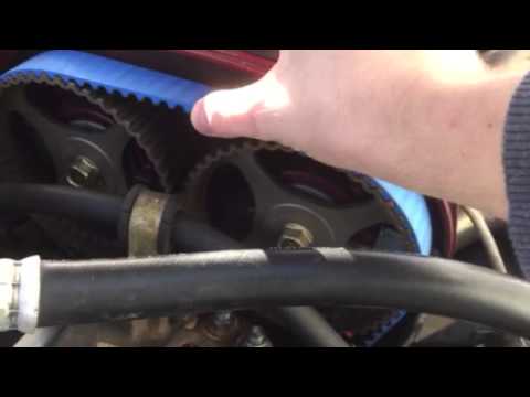 how to change timing belt on evo 8