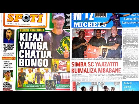 MICHEZO Magazetini Jumamosi 1/12/2018:Simba Yapata Kifaa,Kuwamaliza Mbabane