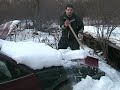 lots of snow POS cars.