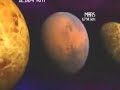 Still Blue Dot. For Dr Carl Sagan....VV Cephei is a Supergiant of 1600~1900Radius with a Temperature 3300~3650kelvin....VY Canis Majoris is a Red Hypergiant   1800~2100Radius with a Temperature2800~3000kelvin.....So if a human could walk on the surface of Canis Majoris -- assuming a speed of 5 km/h (3 mph) for 8 hours a day -- the person would have to walk for 650,000 years to circle the star (compared with 2 years 11 months to complete the same task on the Earth, and 310 years 7 months on the Sun...The Earth's shape is very close to an oblate spheroid—a rounded shape with a bulge around the equator—although the precise shape (the geoid) varies from this by up to 100 meters. The average diameter of the reference spheroid is about 12,742 km. More approximately the distance is 40,000 km/π because the meter was originally defined as 1/10,000,000 of the distance from the equator to the north pole through Paris, France.The rotation of the Earth creates the equatorial bulge so that the equatorial diameter is 43 km larger than the pole to pole diameter. The largest local deviations in the rocky surface of the Earth are Mount Everest (8,848 m above local sea level) and the Mariana Trench (10,911 m below local sea level). Hence compared to a perfect ellipsoid, the Earth has a tolerance of about one part in about 584, or 0.17%, which is less than the 0.22% tolerance allowed in billiard balls. Because of the bulge, the feature farthest from the center of the Earth is actually Mount Chimborazo in Ecuador...The Volume of Water is -125.000G cubic km - 137.000G cubic km, The climate is crashing, and global warming is to blame, When the natural cycles of the seas grind to a halt normal pattens of weather will go into chaos, More extremely than that which we face today, Ocean temperature changes allowing algae to frive, Intern leading to a dramatic recomposition in the Atmosphere. ..Maybe we will find this is something similar to what happend on mars?, As for the two moons of mars that in itself is an enigma as is much of what we want to know?.         ...Please No More Questions!..My     Brain is Full?.