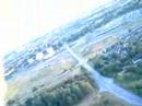 Flygande vinge �ver Vaksala Kyrkby