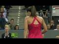 Jelena Jankovic saving setpoint, Stuttgart SF 2008
