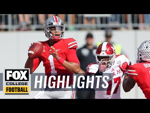 Video: Justin Fields' 6 touchdowns lead Ohio State to 76-5 win over Miami | FOX COLLEGE FOOTBALL HIGHLIGHTS