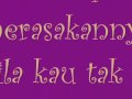jangan kau lepaskan opy