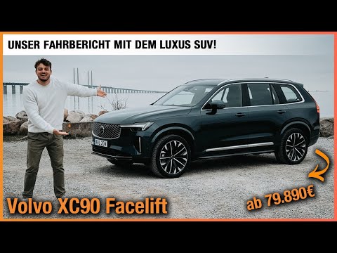 volvo xc90 facelift 2025 unser fahrbericht mit dem luxus suv review  test  mild hybrid  xc 90