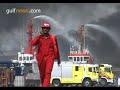 Massive fire at Sharjah Port